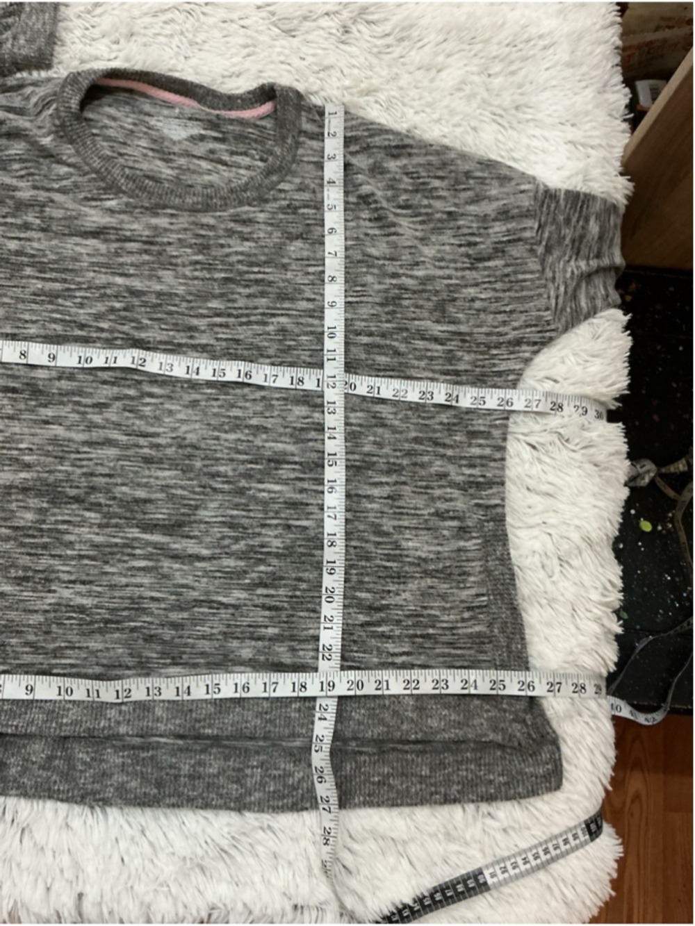 Cuddl Duds Lounge Set 2PC Gray Space Dye Pajama Set Size 2X NWT Cozy Soft - Picture 10 of 14
